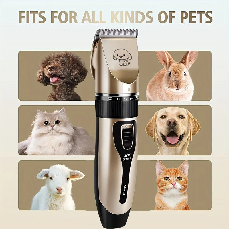 Electric Pet Hair Trimmer Kit Precision Clippers Perfect for Professional Grooming at Home