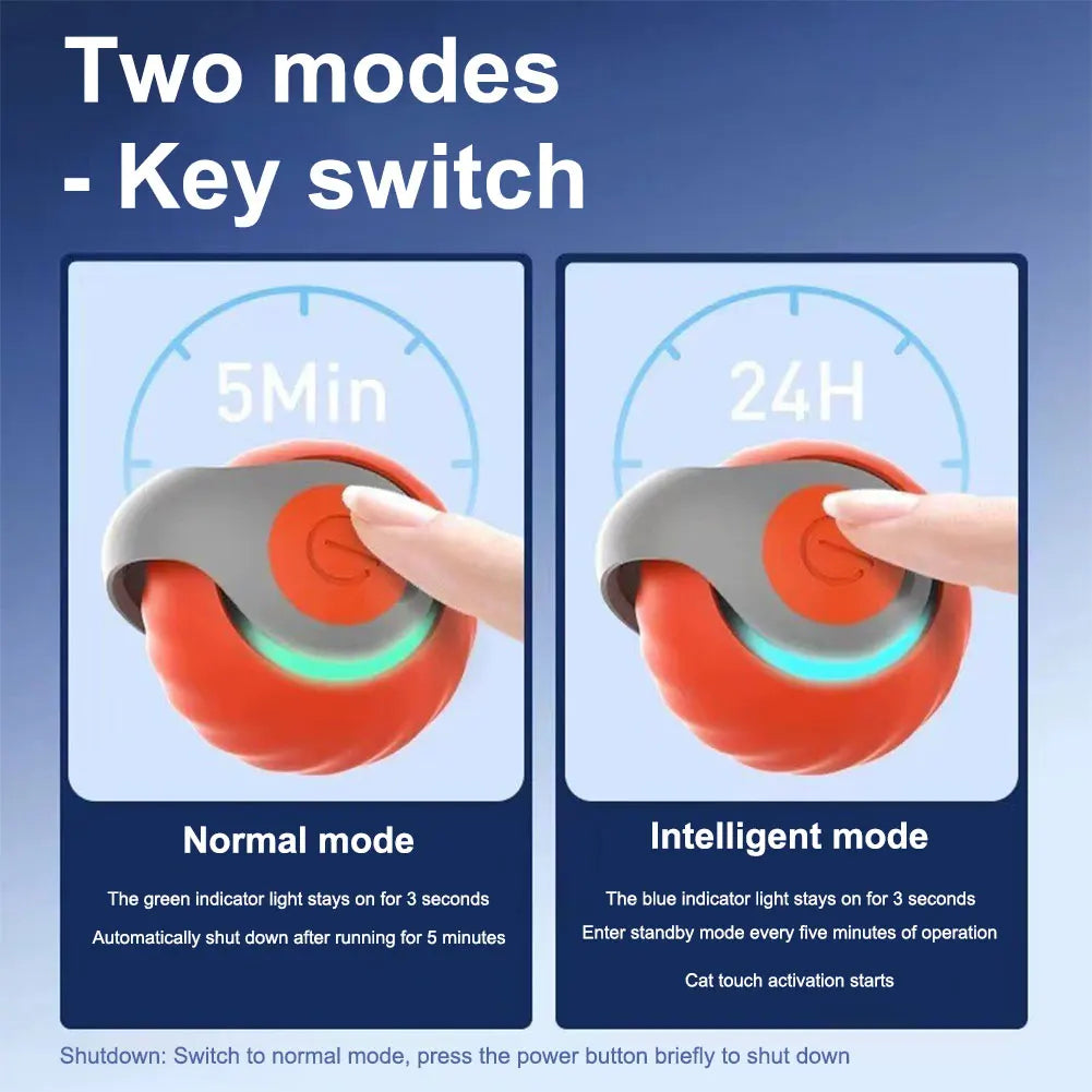 Dog/Cat Electronic Interactive Moving Ball Rechargeable Automatic Moving Bouncing