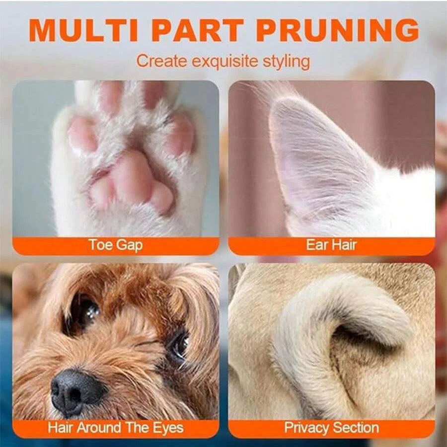 Dog /Cat Grooming Kit Hair Clipper, Trimmer- Rechargeable - Quiet Nail Grinder