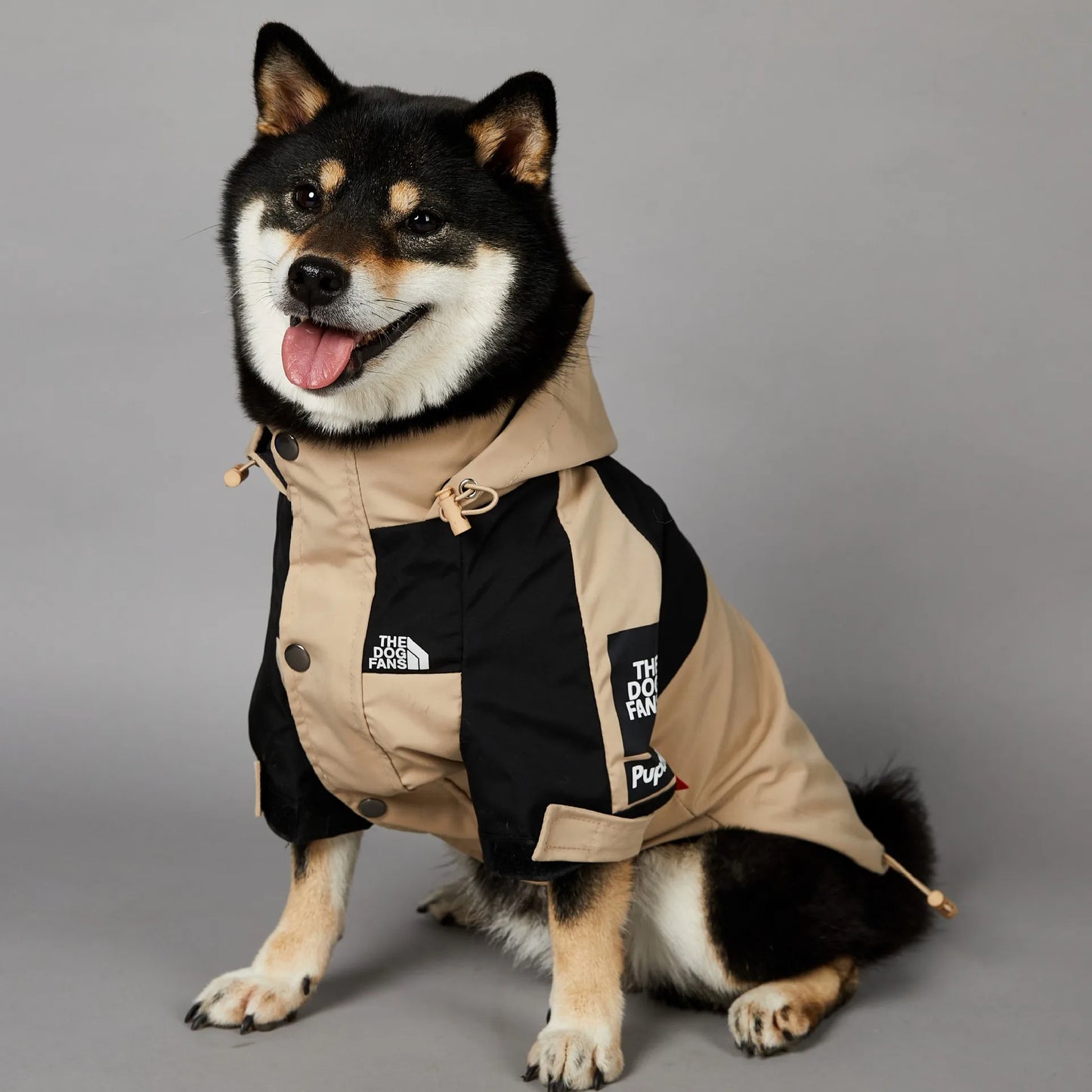 Solid Waterproof Dog Raincoat/Wind Breaker Coat. Sizes - Small-5XL