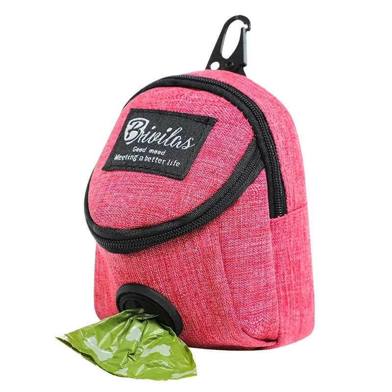 Dog Treat Pouch Poop Dispenser Portable Multifunction Dog training bag