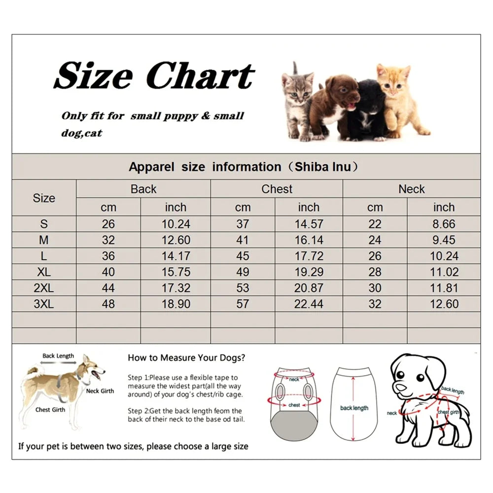 Dog/Cat Winter Fleece Pajamas Jumpsuit for Sleeping wear. Warm Clothing Coat