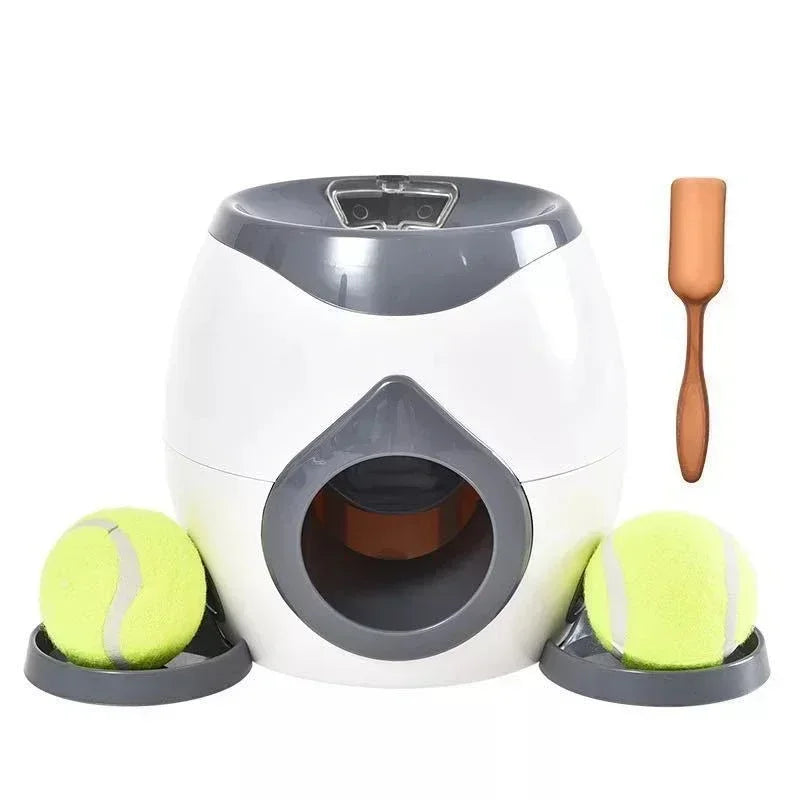Dog/Cat Food Reward Machine Interactive Ball Launcher Training Slow Food