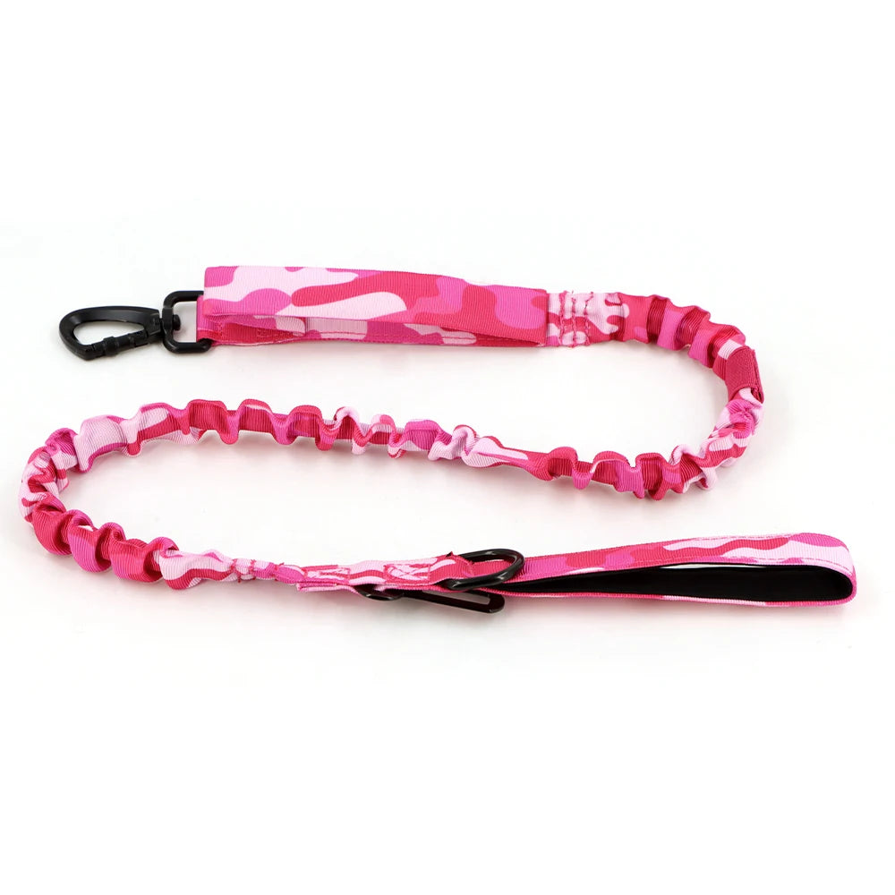 Military Pink Camouflage Dog Harness. Leash Adjustable Tactical Training Vest. All sizes
